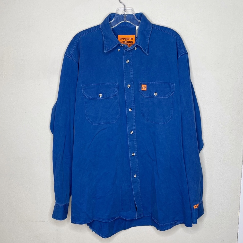 Wrangler FR Riggs Workwear Button Up Work Shirt LT